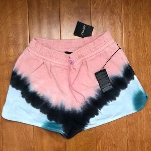 Tie-dye dolphin shorts